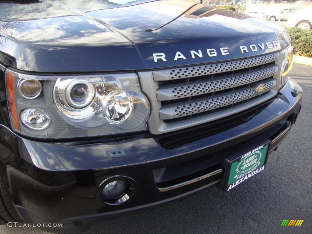 2008 Range Rover Sport HSE - Santorini Black / Ebony Black photo #10