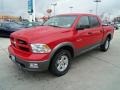 2010 Flame Red Dodge Ram 1500 TRX4 Crew Cab 4x4  photo #5