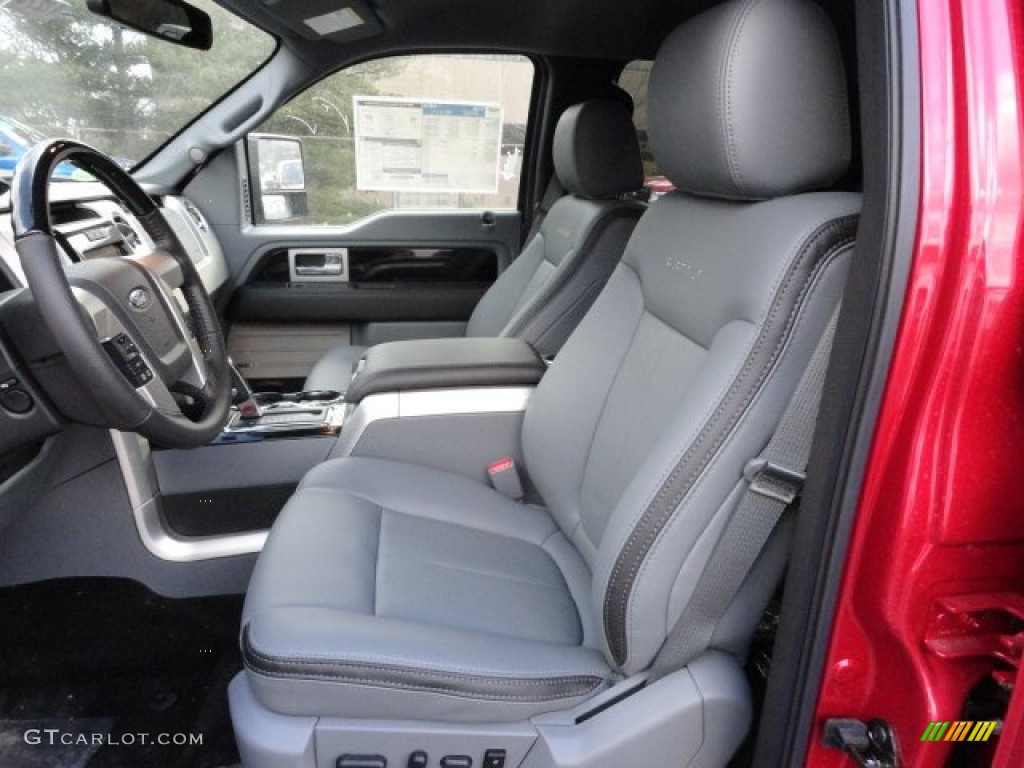 2012 Ford F150 Platinum SuperCrew 4x4 Front Seat Photo #61508895