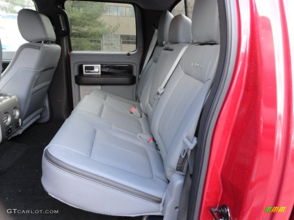 2012 Ford F150 Platinum SuperCrew 4x4 Rear Seat Photo #61508910