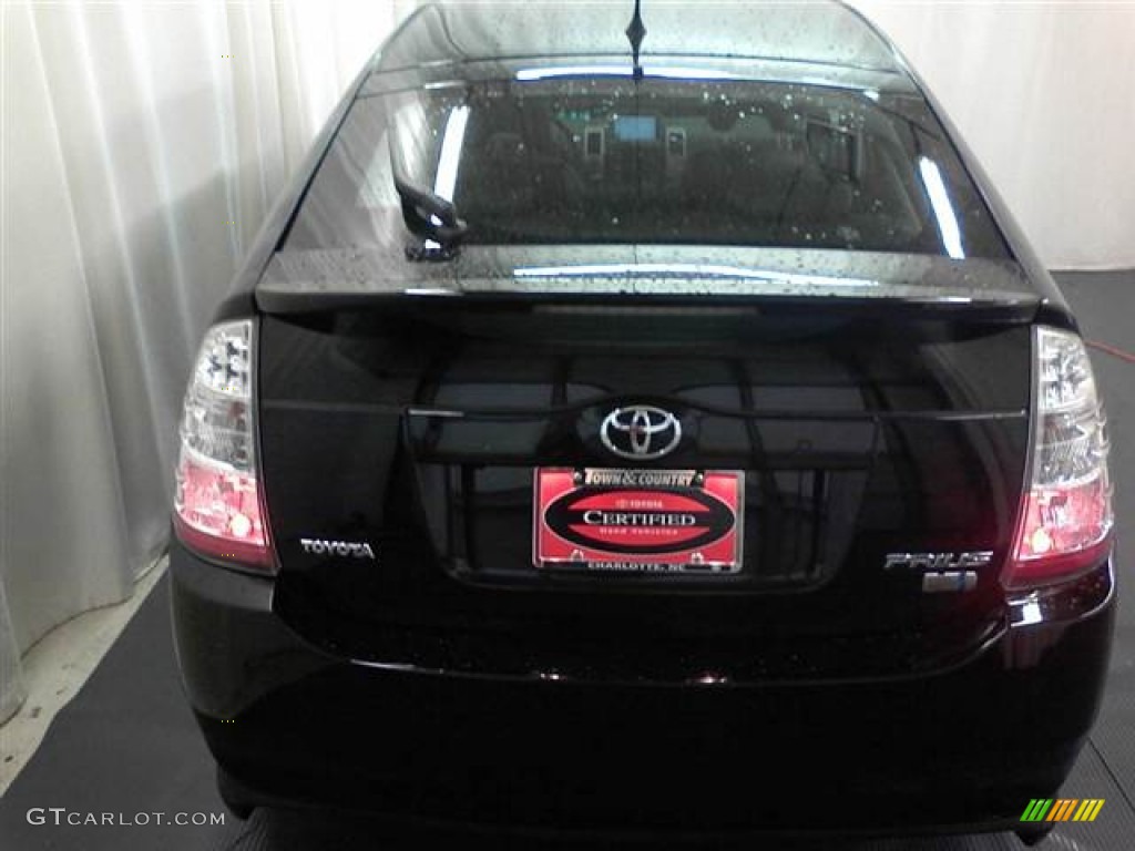 2008 Prius Hybrid Touring - Black / Gray photo #4