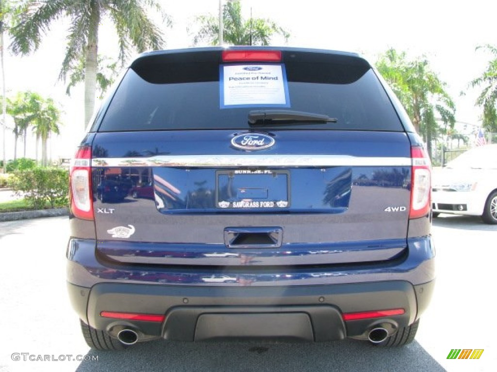 2011 Explorer XLT 4WD - Kona Blue Metallic / Charcoal Black photo #7