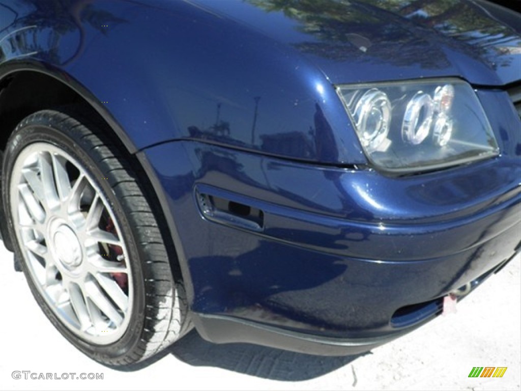 2000 Jetta GLX VR6 Sedan - Atlantic Blue Pearl / Beige photo #2