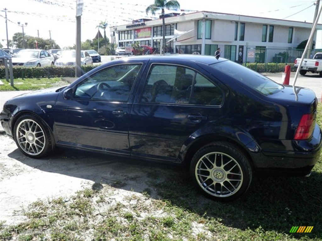 2000 Jetta GLX VR6 Sedan - Atlantic Blue Pearl / Beige photo #6