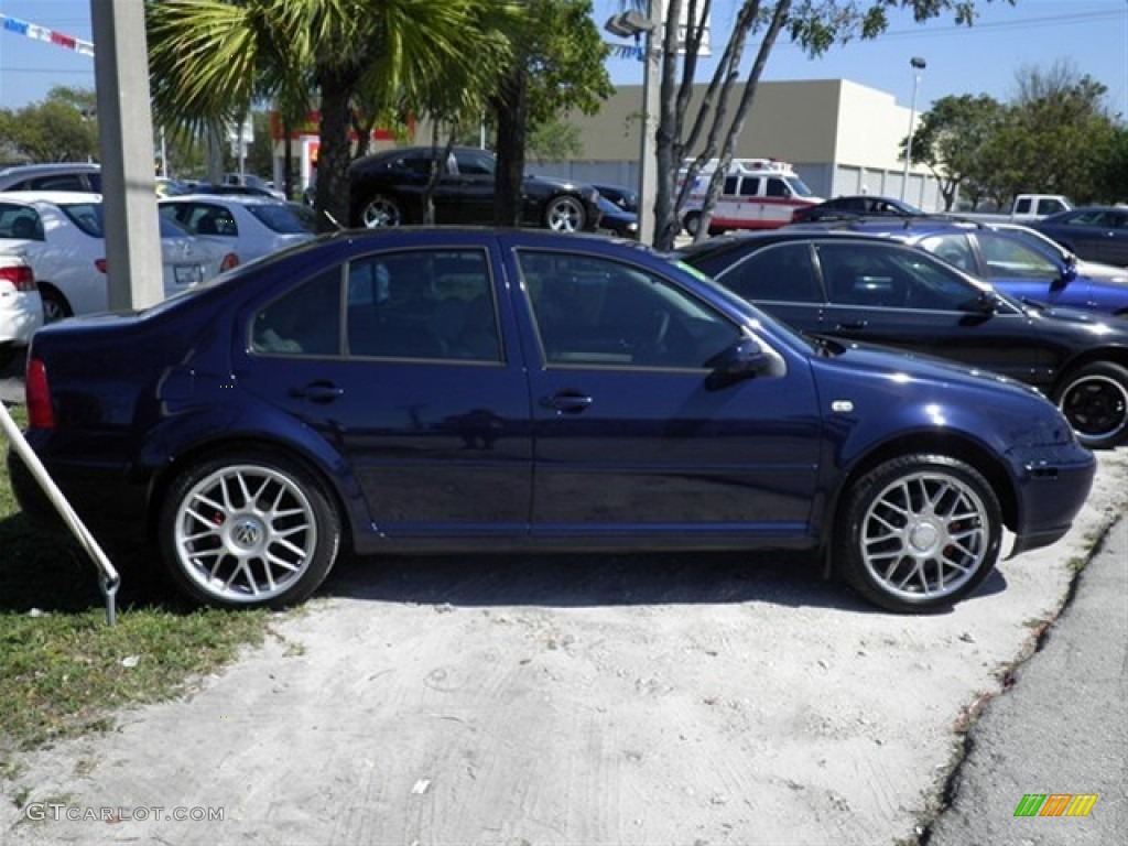 2000 Jetta GLX VR6 Sedan - Atlantic Blue Pearl / Beige photo #11