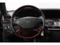 Black 2011 Mercedes-Benz S 63 AMG Sedan Steering Wheel