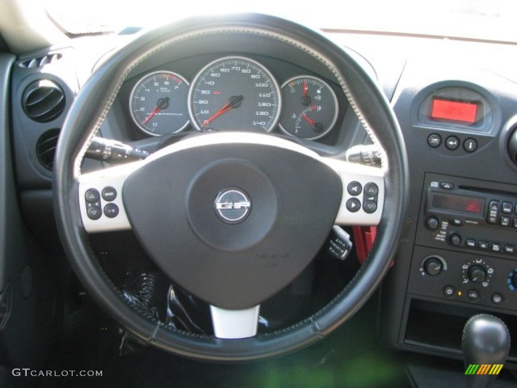 2005 Pontiac Grand Prix GT Sedan Dark Pewter Steering Wheel Photo #61510598