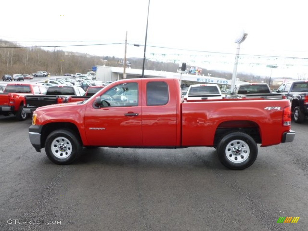 Fire Red 2012 GMC Sierra 1500 Extended Cab 4x4 Exterior Photo #61511568
