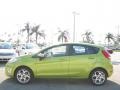 2011 Lime Squeeze Metallic Ford Fiesta SES Hatchback  photo #12