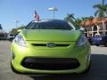 2011 Lime Squeeze Metallic Ford Fiesta SES Hatchback  photo #15