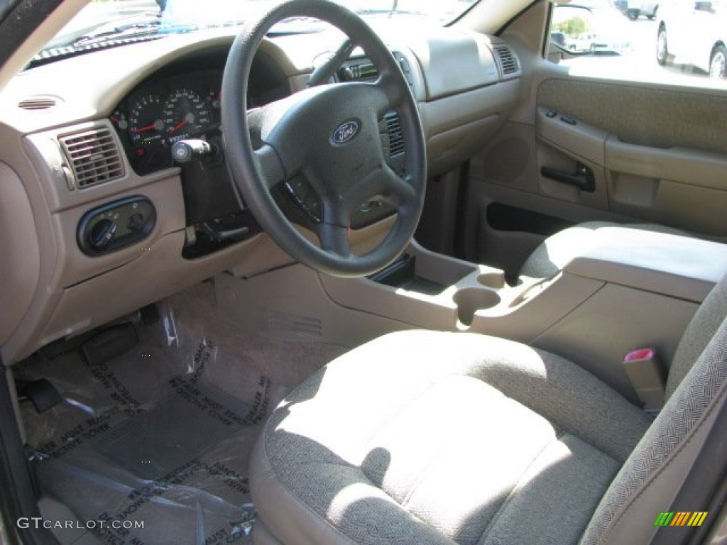 2004 Explorer XLS - Mineral Grey Metallic / Medium Parchment photo #16