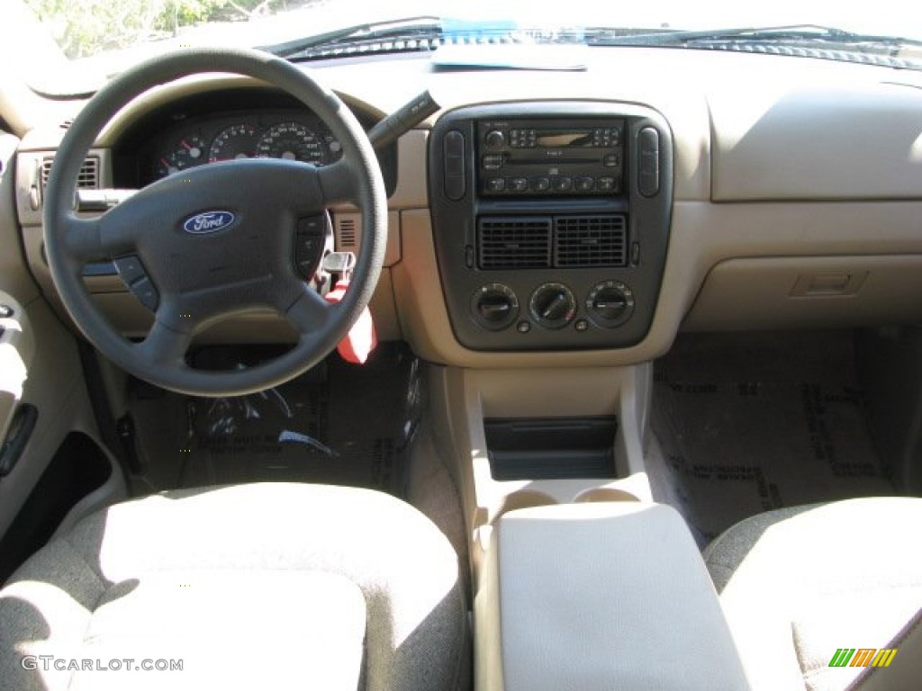 2004 Explorer XLS - Mineral Grey Metallic / Medium Parchment photo #22