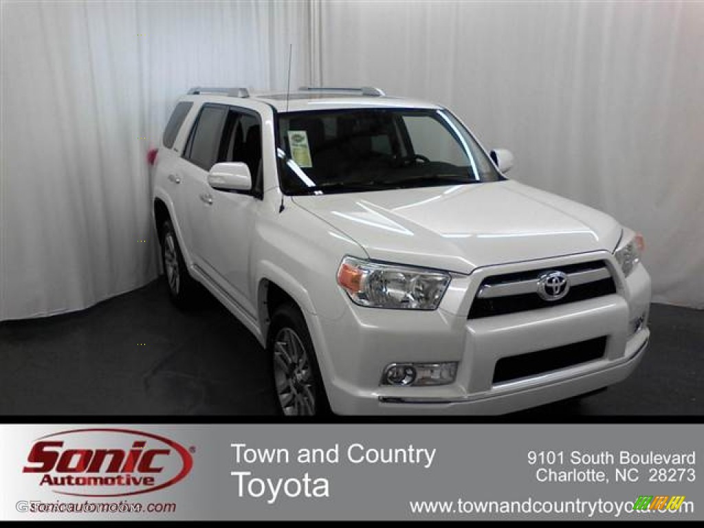 2012 4Runner Limited 4x4 - Blizzard White Pearl / Black Leather photo #1