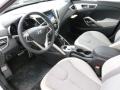 Gray Prime Interior Photo for 2012 Hyundai Veloster #61512588