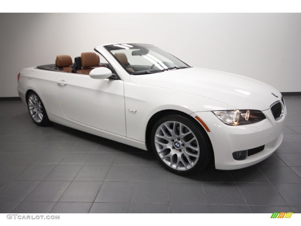 2009 3 Series 328i Convertible - Alpine White / Saddle Brown Dakota Leather photo #1