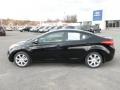 2012 Black Noir Pearl Hyundai Elantra Limited  photo #4