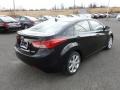 2012 Black Noir Pearl Hyundai Elantra Limited  photo #7