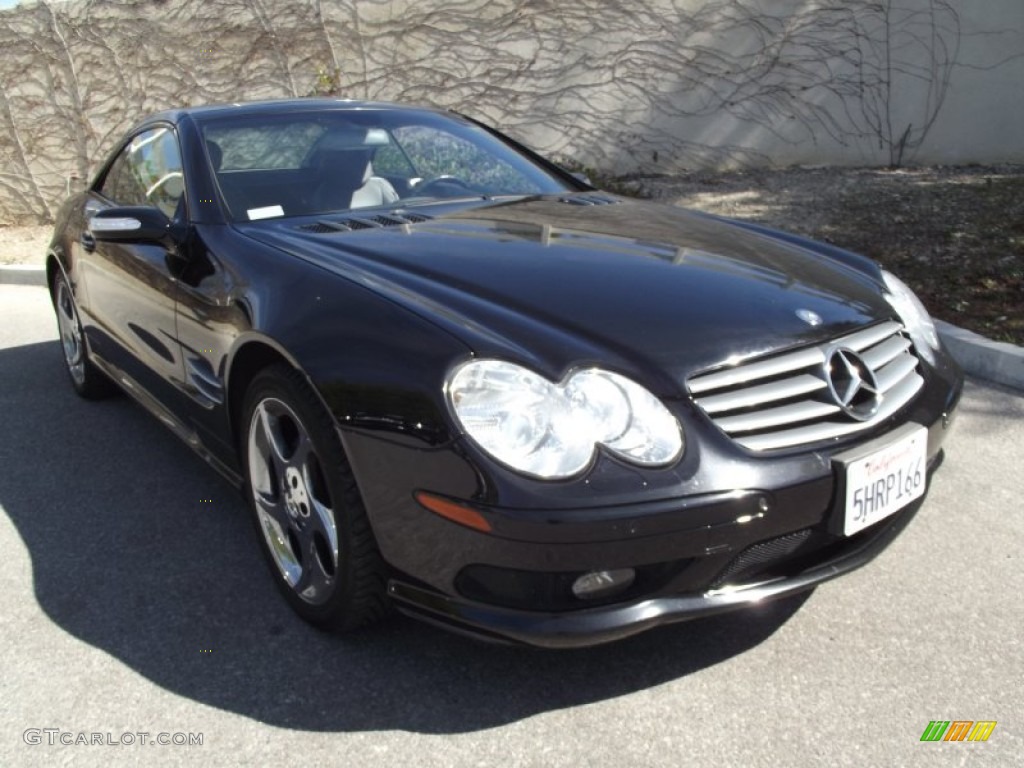 2004 SL 500 Roadster - Black / Black photo #1