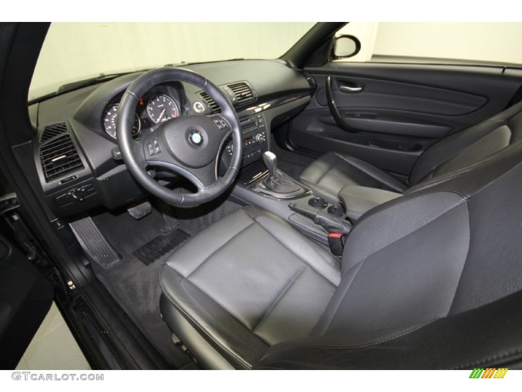 2008 1 Series 135i Convertible - Jet Black / Black photo #16