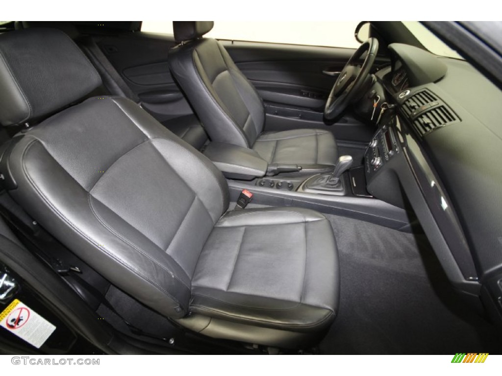 2008 1 Series 135i Convertible - Jet Black / Black photo #37