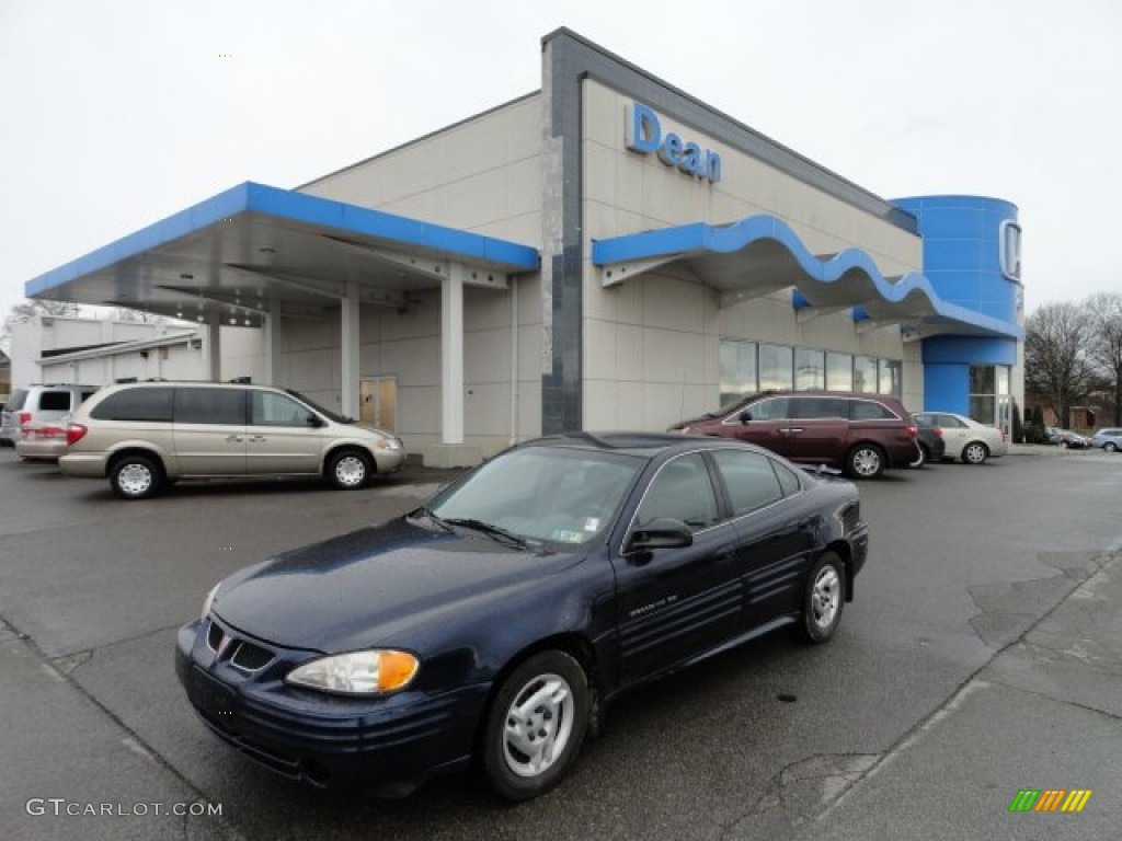 2000 Grand Am SE Sedan - Navy Blue Metallic / Dark Pewter photo #1