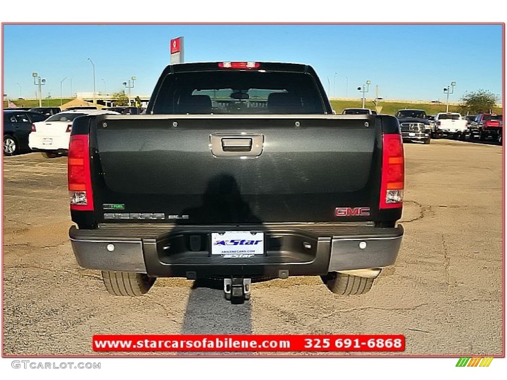 2010 Sierra 1500 SLE Texas Edition Crew Cab - Onyx Black / Ebony photo #7