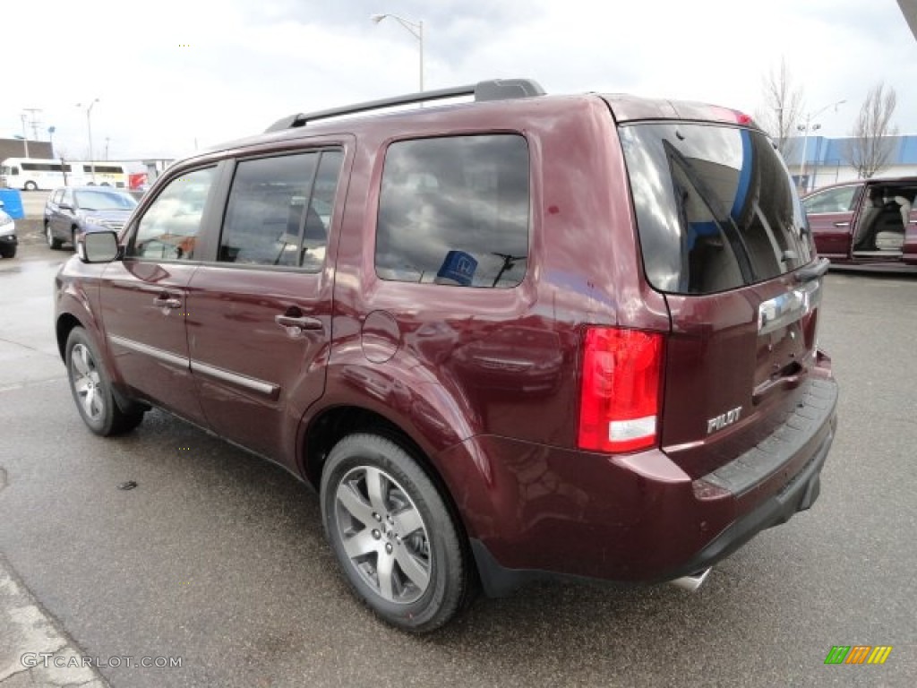 Dark Cherry Pearl II 2012 Honda Pilot Touring 4WD Exterior Photo #61516668
