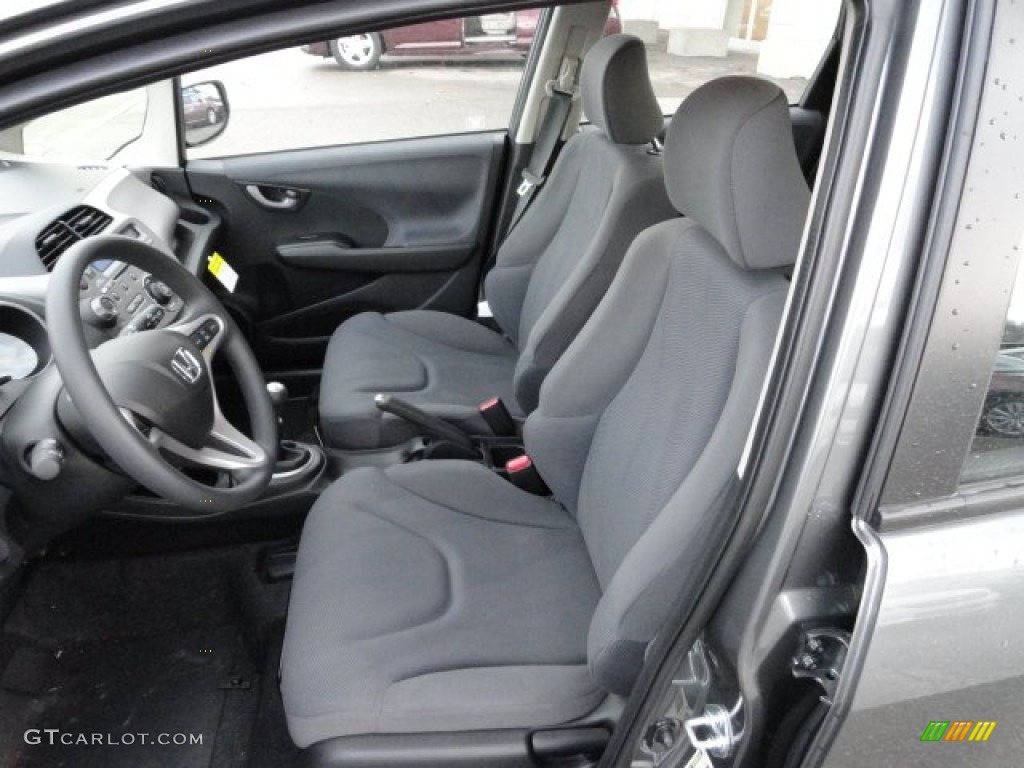 Black Interior 2012 Honda Fit Standard Fit Model Photo #61517063