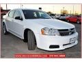 2011 Bright White Dodge Avenger Express  photo #8