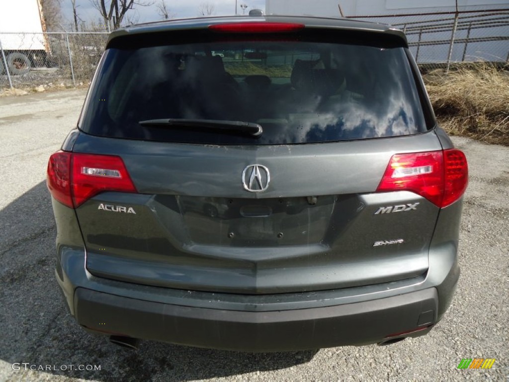 2007 MDX Technology - Nimbus Gray Metallic / Ebony photo #7