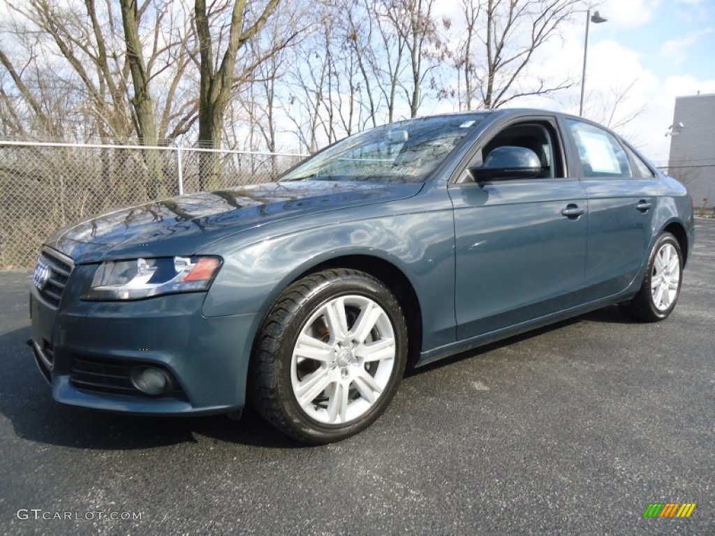 Meteor Grey Pearl Effect 2009 Audi A4 2.0T Premium quattro Sedan Exterior Photo #61519621
