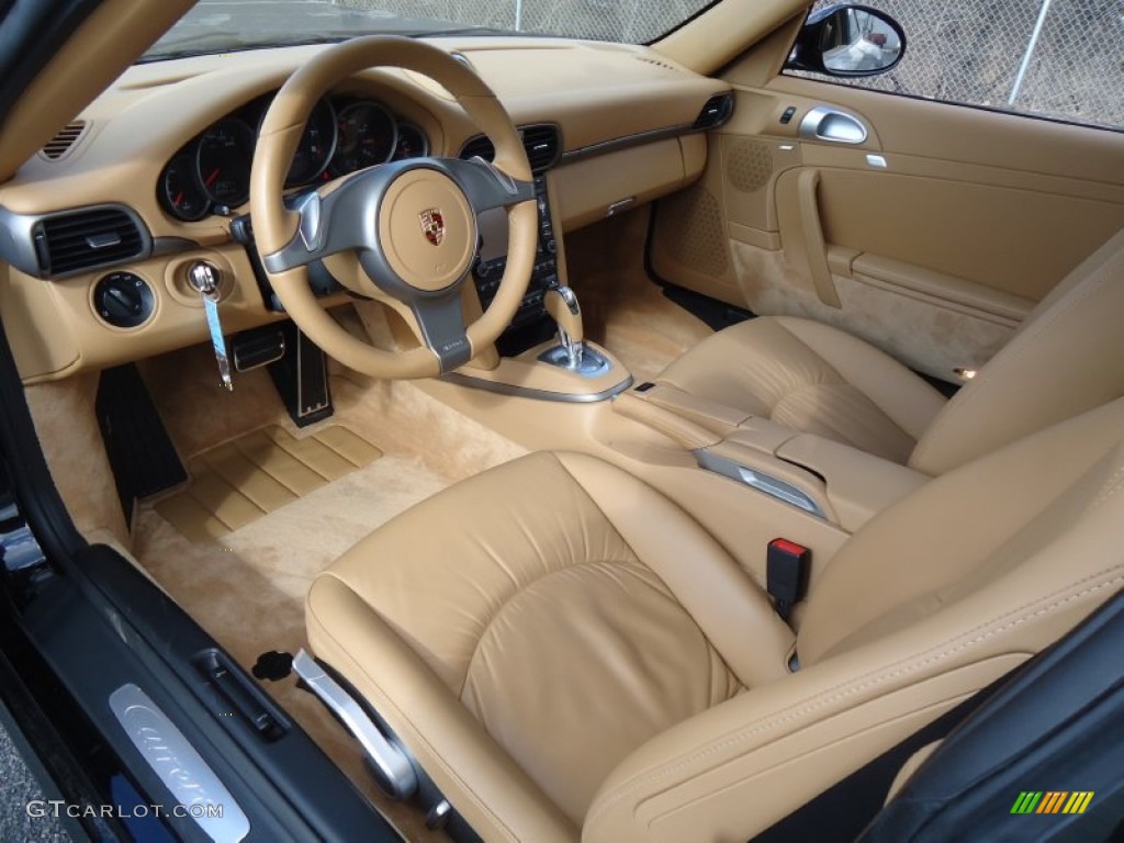 Sand Beige Interior 2009 Porsche 911 Carrera Coupe Photo #61520029