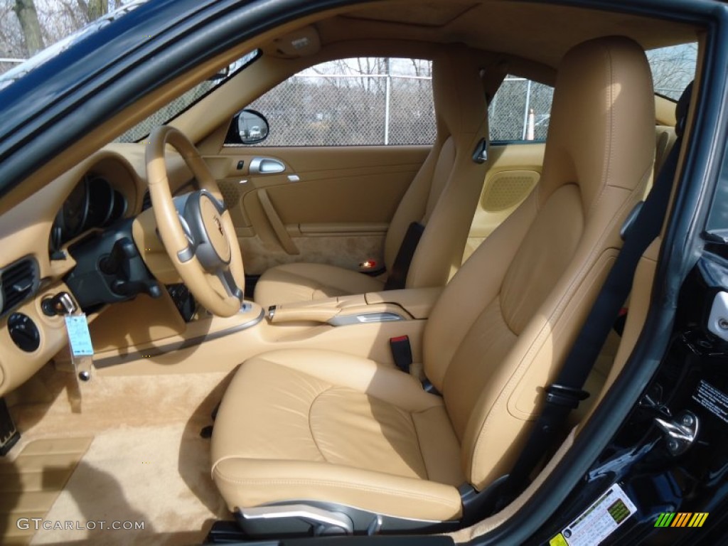 Sand Beige Interior 2009 Porsche 911 Carrera Coupe Photo #61520038