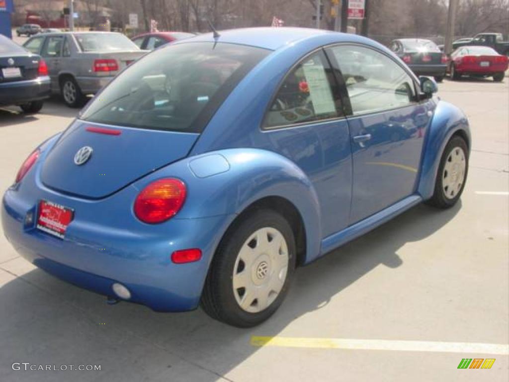 Bright Blue Metallic Volkswagen New Beetle