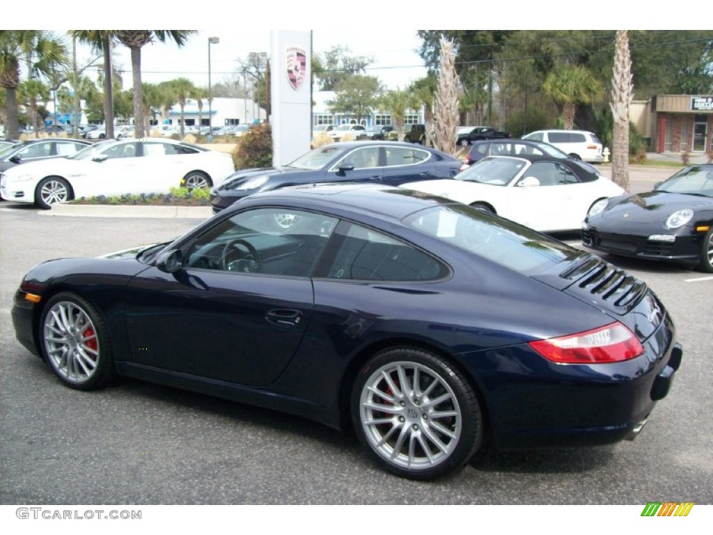 2008 911 Carrera S Coupe - Midnight Blue Metallic / Sea Blue photo #7