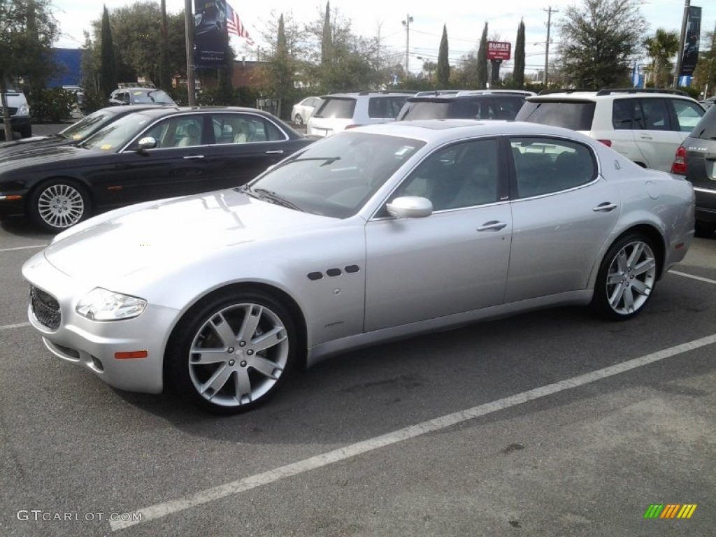 2007 Quattroporte Sport GT DuoSelect - Grigio Touring Metallic (Silver) / Nero photo #1