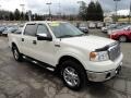 2008 White Sand Tri-Coat Ford F150 Lariat SuperCrew 4x4  photo #6