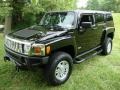 Black 2006 Hummer H3 Standard H3 Model Exterior