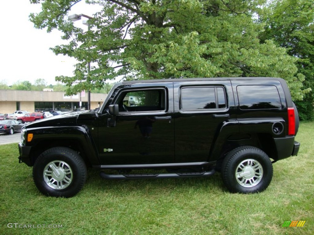 Black 2006 Hummer H3 Standard H3 Model Exterior Photo #61522648