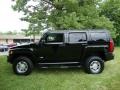 Black 2006 Hummer H3 Standard H3 Model Exterior