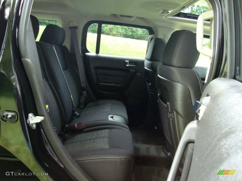 Ebony Black Interior 2006 Hummer H3 Standard H3 Model Photo #61522726
