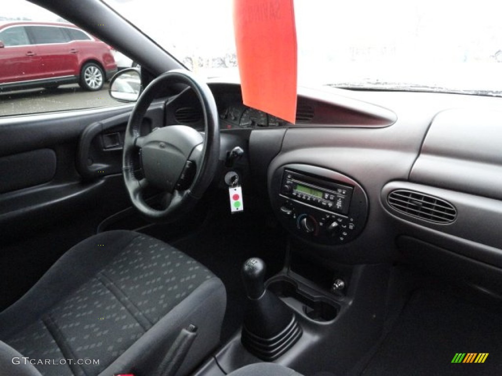 2003 Escort ZX2 Coupe - Silver Frost Metallic / Dark Charcoal photo #16