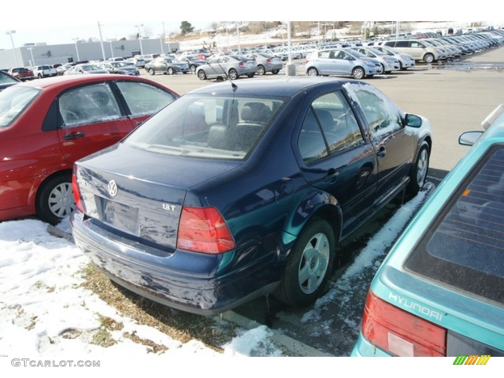 2002 Jetta GLS 1.8T Sedan - Blue Lagoon Metallic / Black photo #2
