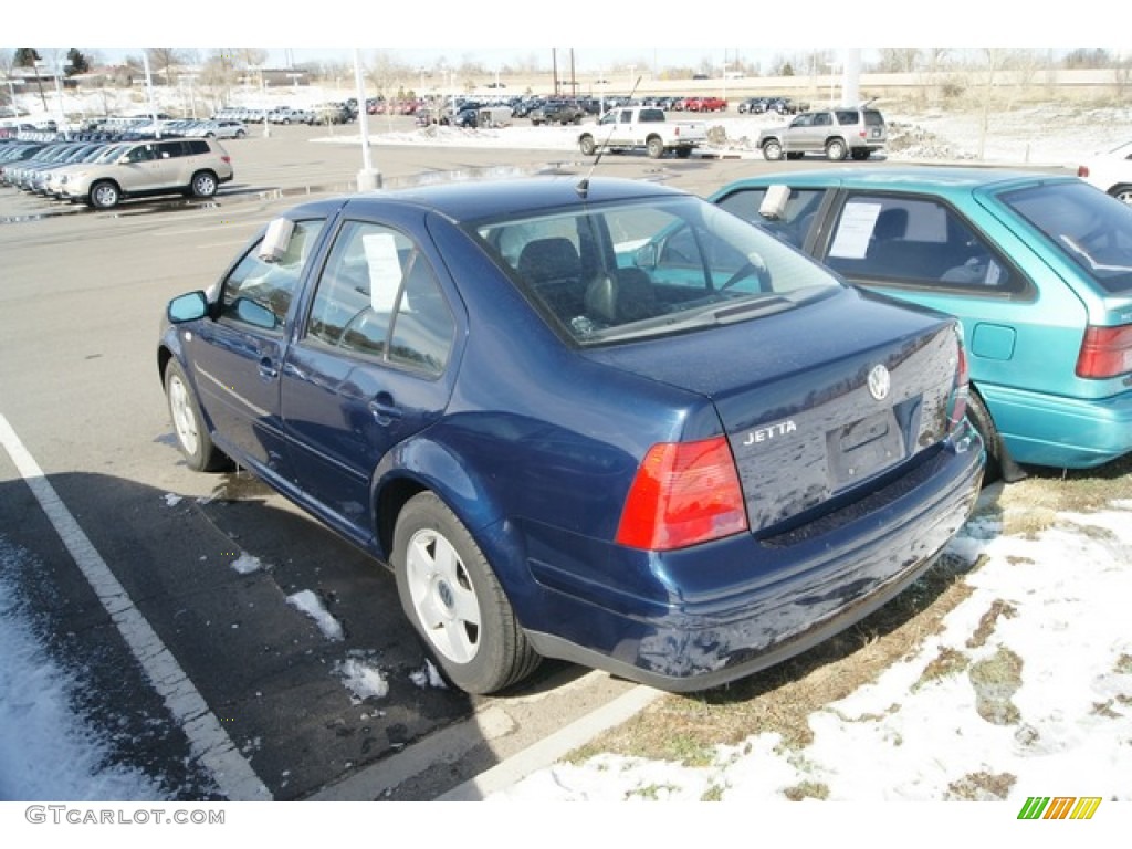 2002 Jetta GLS 1.8T Sedan - Blue Lagoon Metallic / Black photo #3
