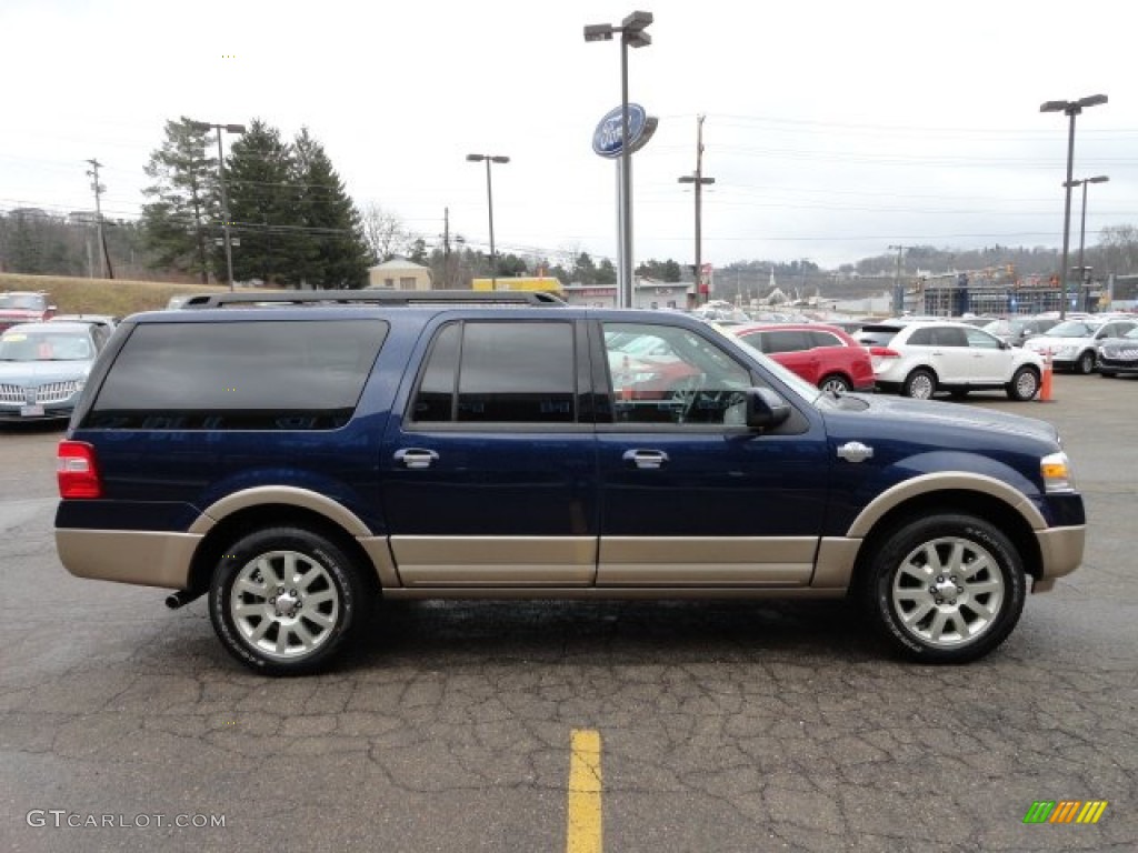 Dark Blue Pearl Metallic 2011 Ford Expedition EL King Ranch 4x4 Exterior Photo #61523344