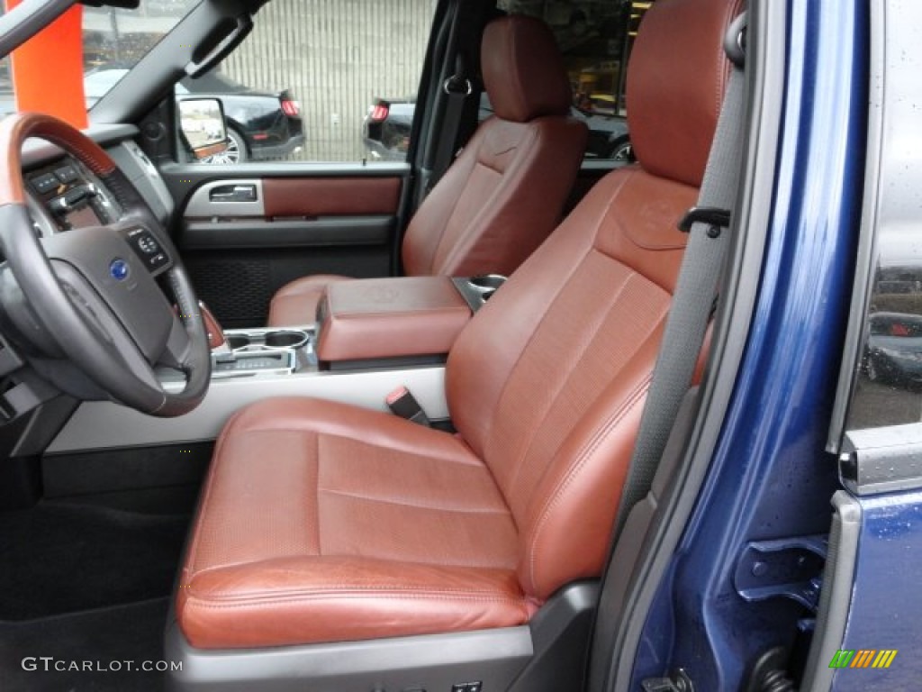 Chaparral Leather Interior 2011 Ford Expedition EL King Ranch 4x4 Photo #61523389