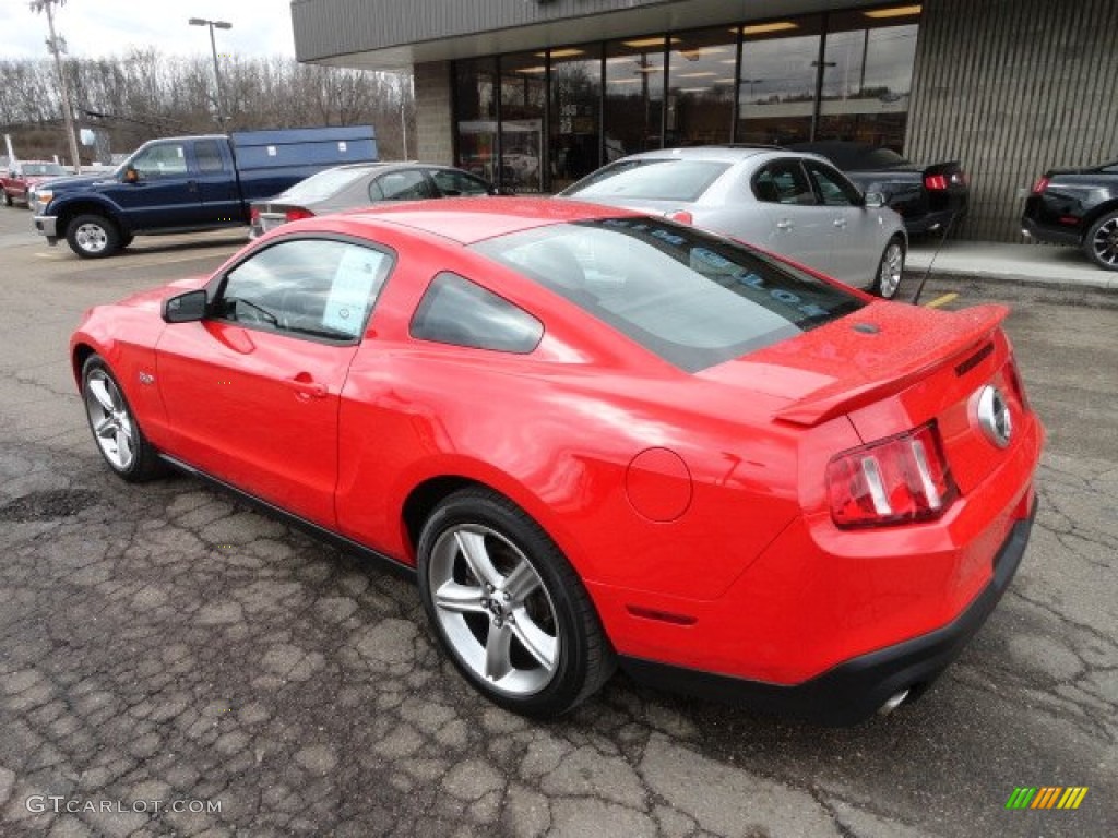 2011 Mustang GT Premium Coupe - Race Red / Charcoal Black photo #2