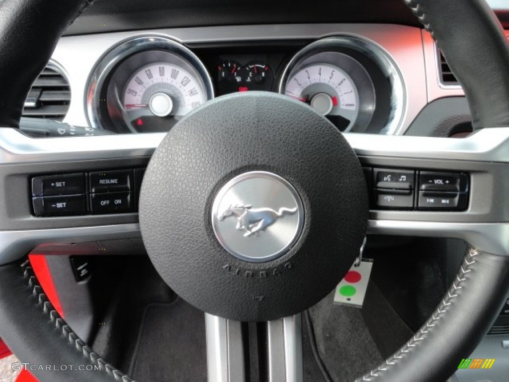 2011 Mustang GT Premium Coupe - Race Red / Charcoal Black photo #16