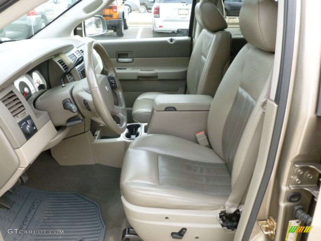 Dark Khaki/Light Khaki Interior 2006 Dodge Durango Limited HEMI 4x4 Photo #61524784