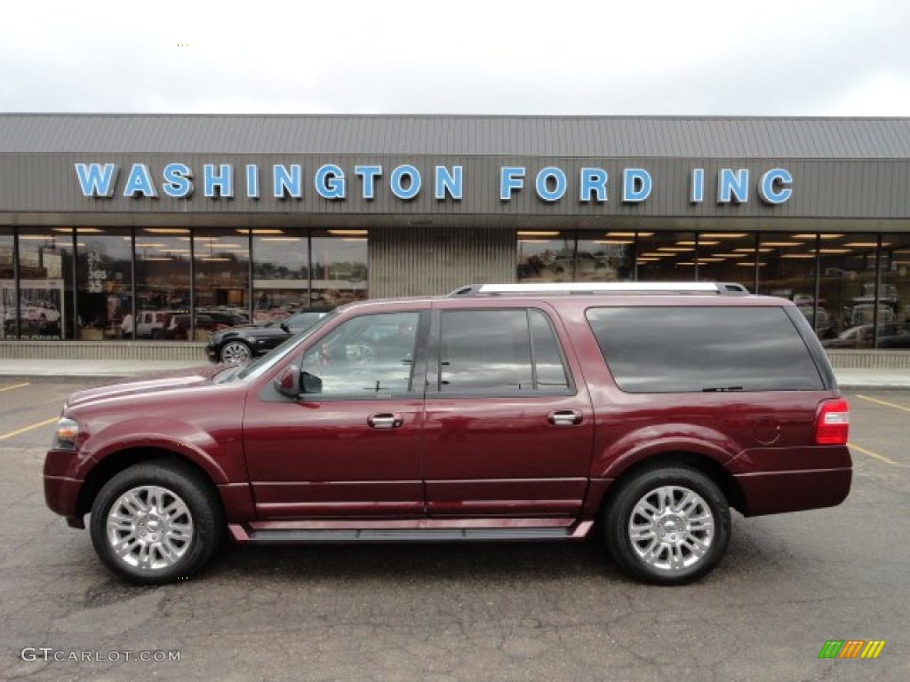 2011 Expedition EL Limited 4x4 - Royal Red Metallic / Charcoal Black photo #1